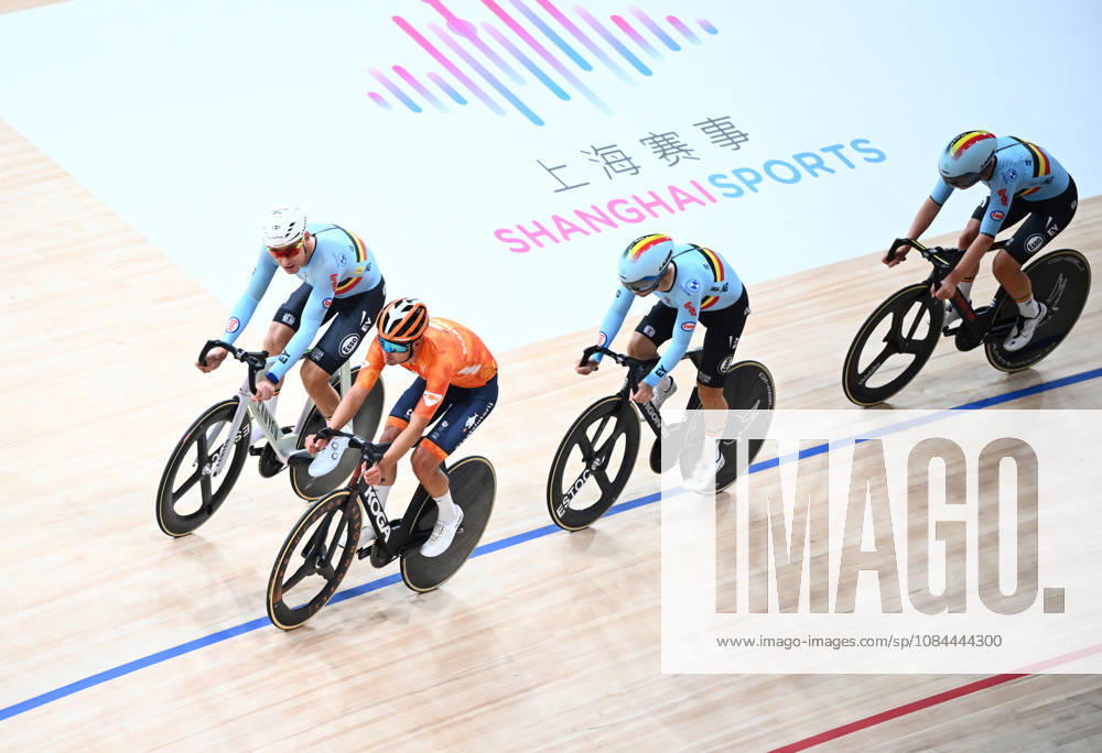 Tissot UCI 2026 Track World Championships Picture by Simon Wilkinson SWpix.com - 12 10 2026 - Track cycling, Rad, Radsport, Bahnrad, Bahn - Tissot UCI 2026 Track World Championships - Chongming- Shanghai Velodrome, Shanghai, China - track training , practice, previews, The Netherlands and Belgium Chongming, Shanghai China