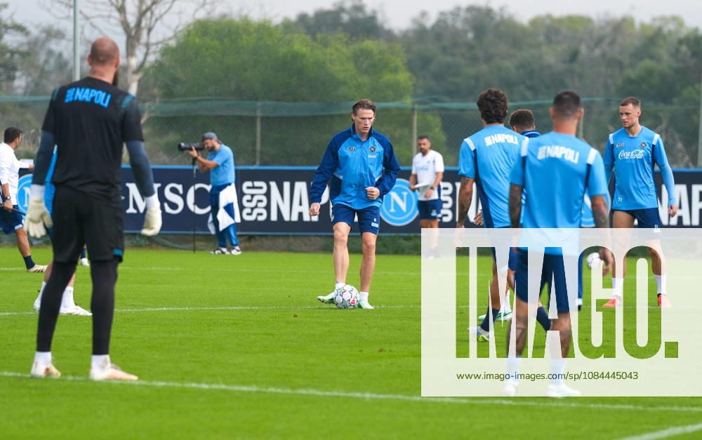 SSC Napoli training session at Castelvolturno Scott McTominay of SSC Napoli During the pre-match training session for the Champions League game between Villarreal and Napoli at Castelvolturno on October 12, 2026. Castelvolturno Centro Sportivo SSC Napoli Campania ITALIA
