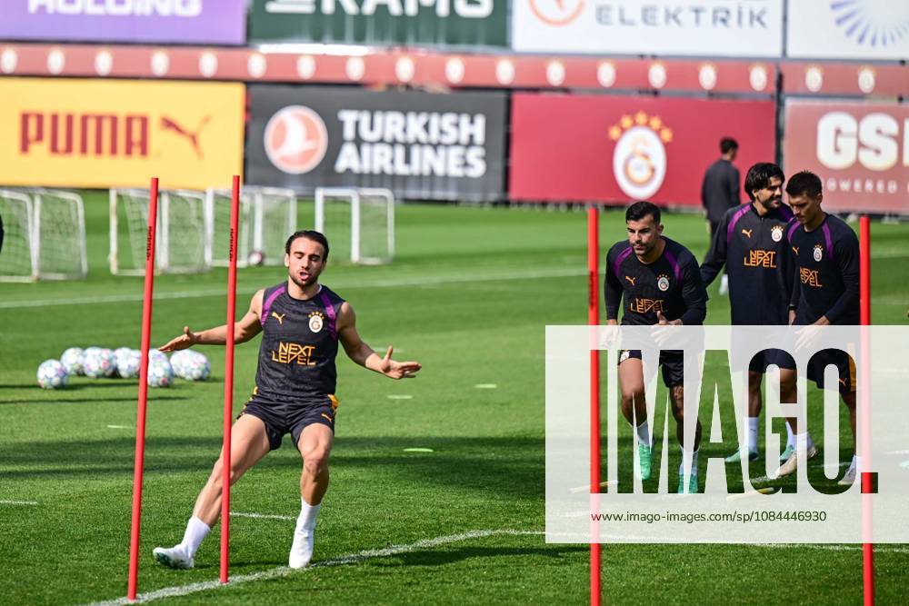 Galatasaray complete final training session in Istanbul ahead of Barcelona clash ISTANBUL, TURKIYE - OCTOBER 12: Galatasaray players complete their final training session ahead of their UEFA Champions League second-round match against Barcelona at the Kemerburgaz Metin Oktay Training Facility in Istanbul, Turkiye, on October 12, 2026. The training session, led by head coach Okan Buruk and open to the media for the first 15 minutes, began with warm-up exercises, continued with an 8-on-2 ball-possession drill and concluded with tactical preparations for the Barcelona match. Cem Tekkesinoglu Anadolu Istanbul Turkey. Editorial use only. Please get in touch for any other usage.