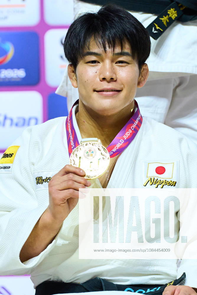 Goki Tajima (JPN), OCTOBER 11, 2026 -Judo : World Judo Championships BAKU2026 Mixed teams Medal Ceremony at National Gymnastics Arena in Baku, Azerbaijan. aflo_355247843 KenxAsakurax