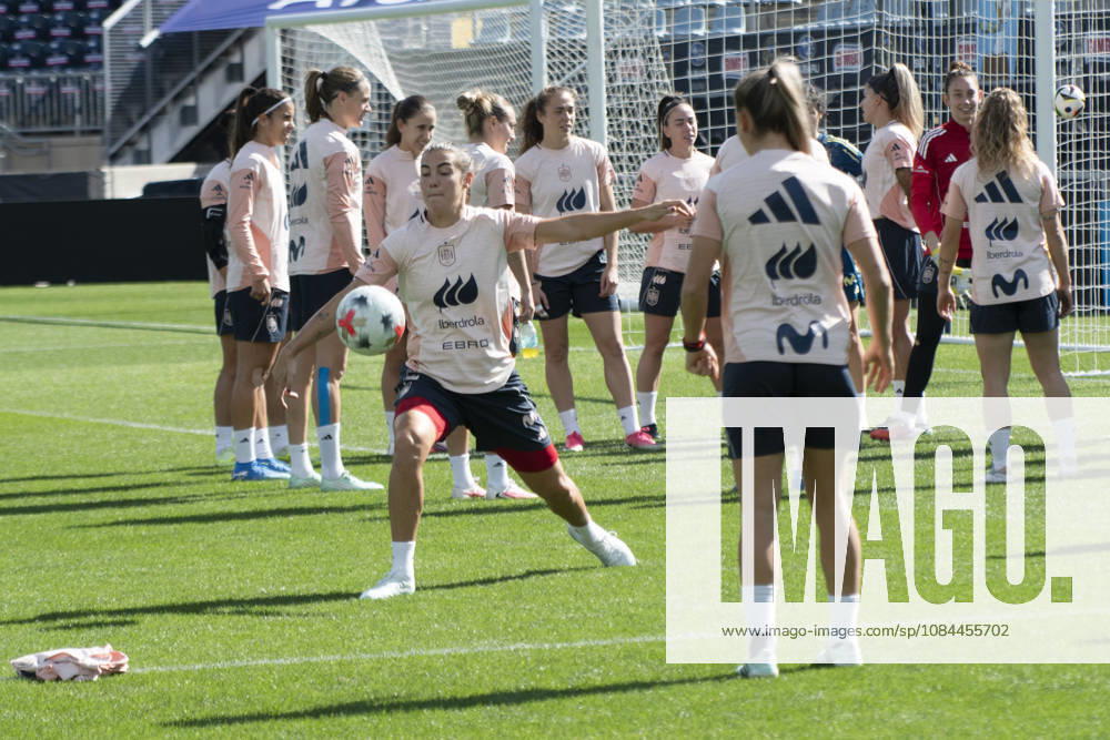 Spainâ€⠢s national team, Nationalteam ¢â‚¬â ¢s players in action during training before Spainâ€⠢s match against the US Womenâ€⠢s national team at Subaru Park in Chester PA Chester United States - ZUMArf1_ 20261012_zaf_rf1_017