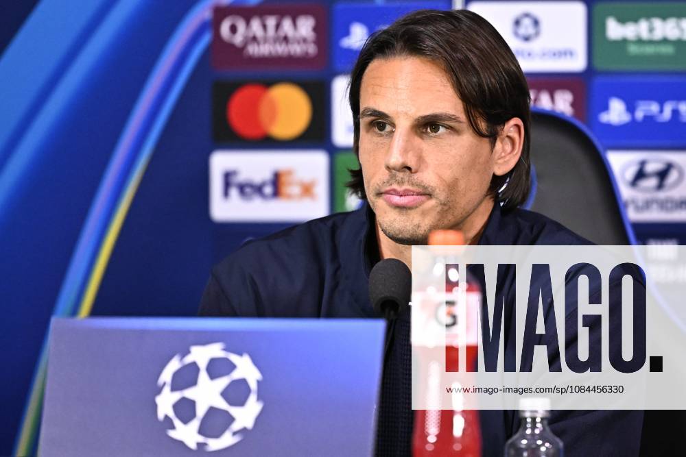 Inter Milan v Club Brugge - UEFA Champions League Media Activities 12 10 2026 MILAN, ITALY - OCTOBER 12 : Sommer Yann goalkeeper of Club Brugge speaking with the media during a pre-match press conference, PK, Pressekonferenz ahead of the UEFA Champions League 2026 27 League Phase matchday 2 match between Inter Milan and Club Brugge on October 12, 2026 in Milan, Italy, 12 10 2026 Milan Italy