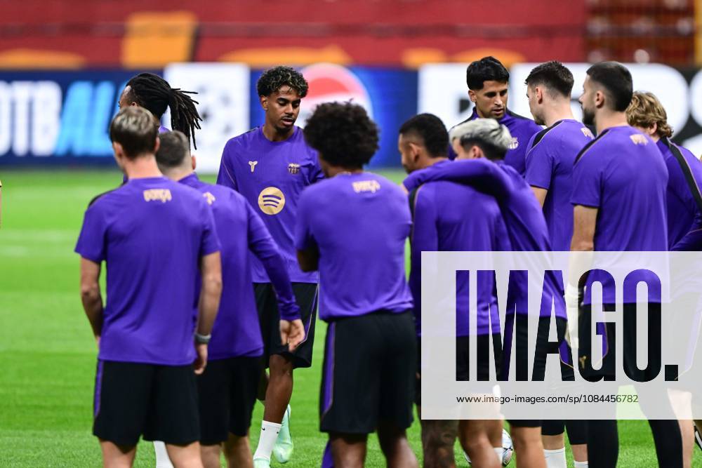 Barcelona complete preparations for Champions League clash with Galatasaray in Istanbul ISTANBUL, TURKIYE - OCTOBER 12: Barcelona players take part in a training session at RAMS Park as they complete preparations for their UEFA Champions League Week 2 match against Galatasaray, on October 12, 2026 in Istanbul, Turkiye. The session was led by head coach Hansi Flick, with the opening 15 minutes made available to members of the media ahead of the match. Cem Tekkesinoglu Anadolu Istanbul Turkey. Editorial use only. Please get in touch for any other usage.
