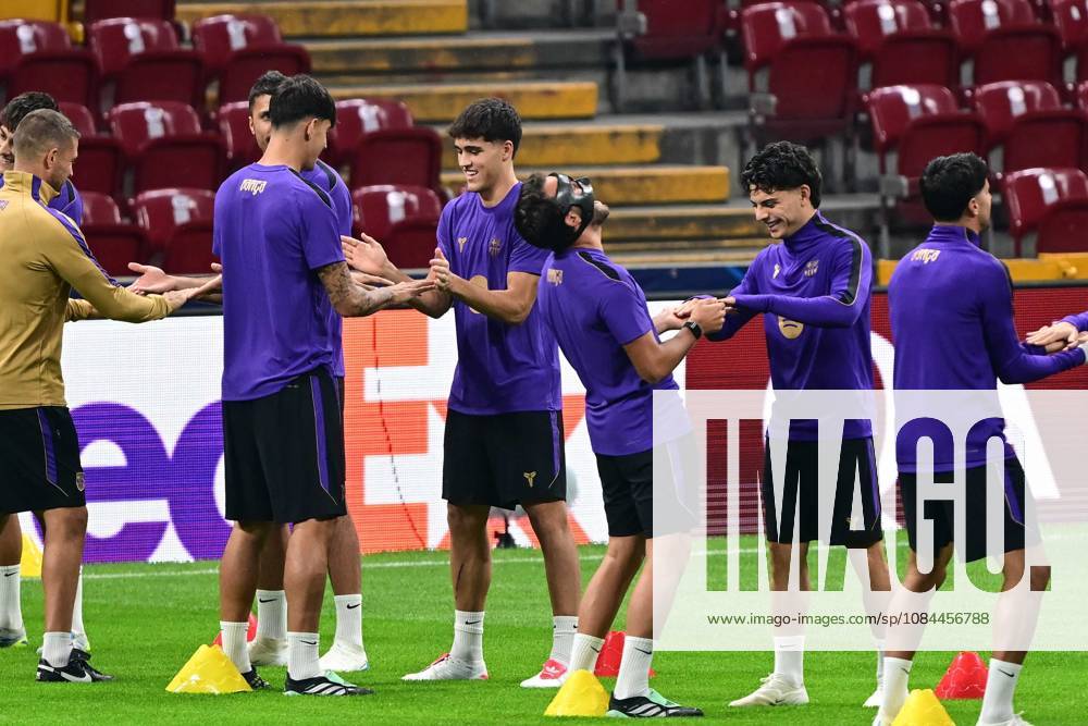 Barcelona complete preparations for Champions League clash with Galatasaray in Istanbul ISTANBUL, TURKIYE - OCTOBER 12: Barcelona players take part in a training session at RAMS Park as they complete preparations for their UEFA Champions League Week 2 match against Galatasaray, on October 12, 2026 in Istanbul, Turkiye. The session was led by head coach Hansi Flick, with the opening 15 minutes made available to members of the media ahead of the match. Cem Tekkesinoglu Anadolu Istanbul Turkey. Editorial use only. Please get in touch for any other usage.