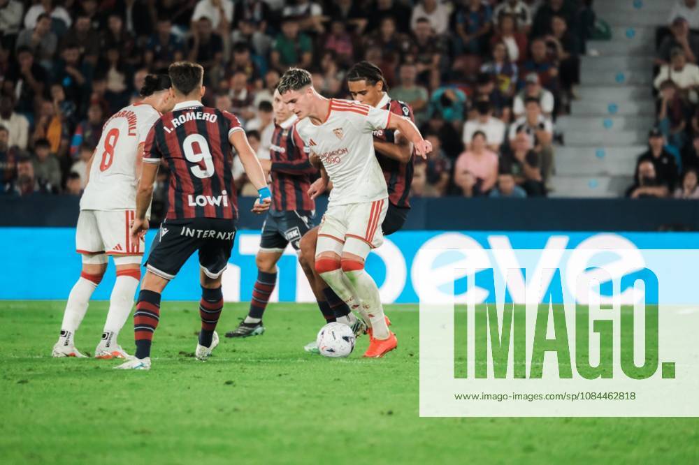 ESP: LaLiga EA Sports UD Levante v Sevilla FC Andres Castrin of Sevilla during LaLiga EA Sports, between UD Levante v Sevilla CF played at Ciudad de Valencia Stadium in Valencia on October 12, 2026 in Spain; Valencia Spain Futbol