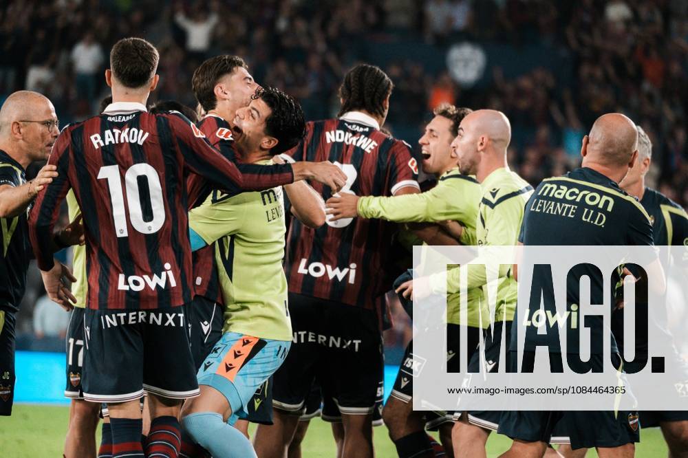 ESP: LaLiga EA Sports UD Levante v Sevilla FC players of Levante celebrate during LaLiga EA Sports, between UD Levante v Sevilla CF played at Ciudad de Valencia Stadium in Valencia on October 12, 2026 in Spain; Valencia Spain Futbol
