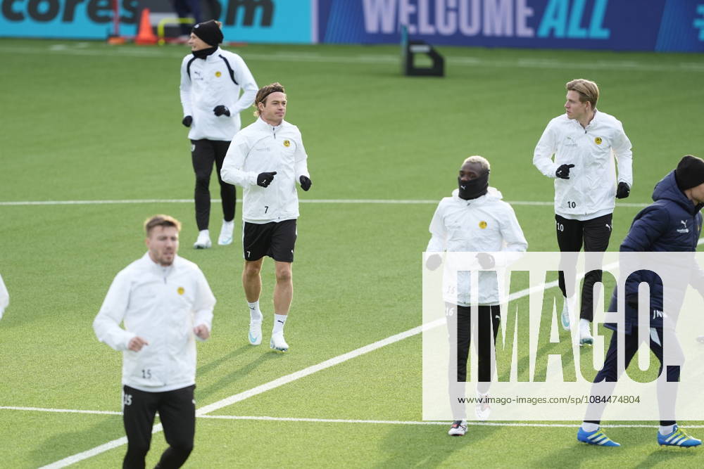 Soccer, Champions League 2026–2027, Bodo Glimt, Borussia Dortmund, Bodo 20261013, Bodo Glimt training at Aspmyra Stadium, the day of the Champions League match between Bodo Glimt and Borussia Dortmund. Photo: Terje Pedersen, NTB, Bodo, Norway. . RESTRICTED USE FOR BETTING COMPANIES.