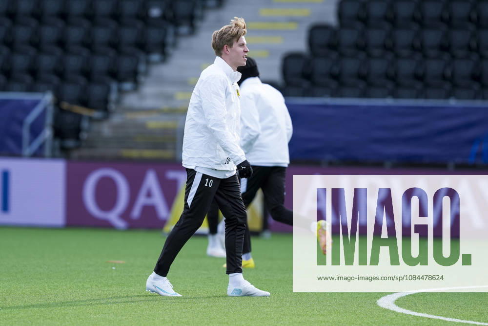 Champions League Bodo Glimt Borussia Dortmund Bodo 20261013 Jens Petter Hauge and Bodo Glimt’s training session at Aspmyra Stadium, the day of the Champions League match between Bodo Glimt and Borussia Dortmund. Photo: Terje Pedersen, NTB, Bodo, Norway. . RESTRICTED USE FOR BETTING COMPANIES.