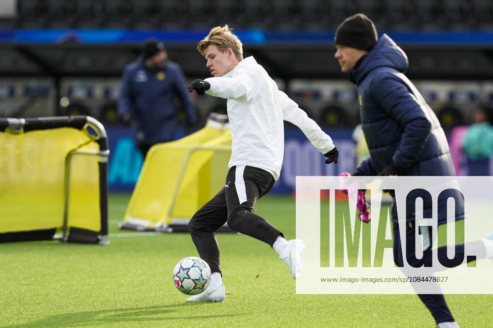 Champions League Bodo Glimt Borussia Dortmund Bodo 20261013 Jens Petter Hauge and Bodo Glimt’s training session at Aspmyra Stadium, the day of the Champions League match between Bodo Glimt and Borussia Dortmund. Photo: Terje Pedersen, NTB, Bodo, Norway. . RESTRICTED USE FOR BETTING COMPANIES.