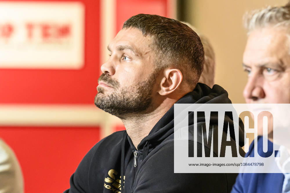 Im Bild v.l.: Roman Fress – WBO-Inter-Continential-Champion, GER, Magdeburg, SES, Erste Pressekonferenz vor der SES-Box-Gala am Samstag, 14. November 2026, Messe Magdeburg, 13.10.2026,