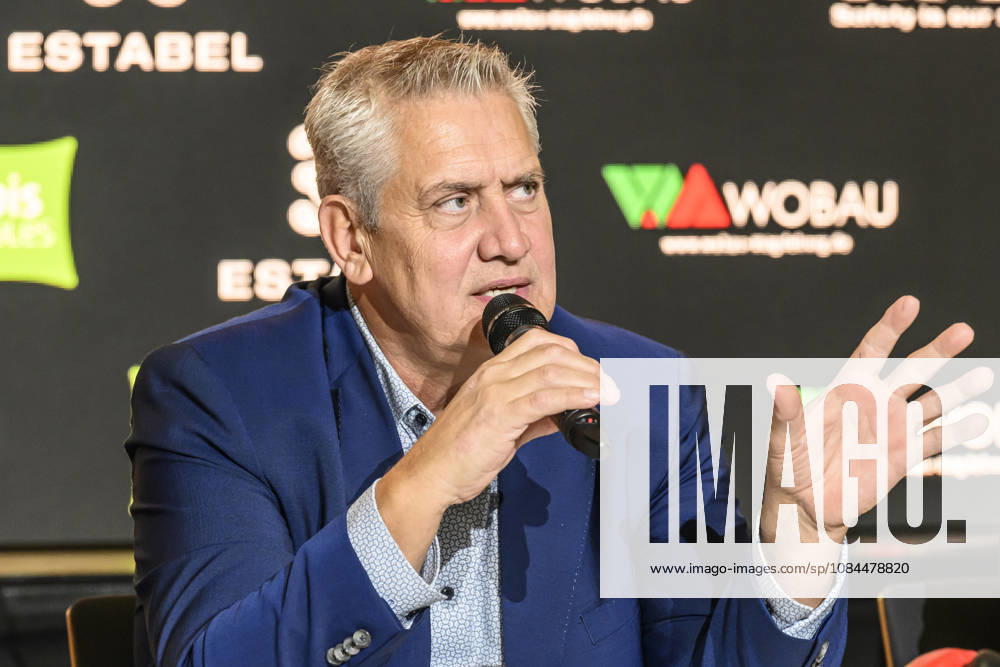 Im Bild v.l.: Ulf Steinforth – SES-Promoter, GER, Magdeburg, SES, Erste Pressekonferenz vor der SES-Box-Gala am Samstag, 14. November 2026, Messe Magdeburg, 13.10.2026,
