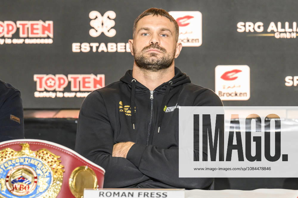 Im Bild v.l.: Roman Fress, GER, Magdeburg, SES, Erste Pressekonferenz vor der SES-Box-Gala am Samstag, 14. November 2026, Messe Magdeburg, 13.10.2026,