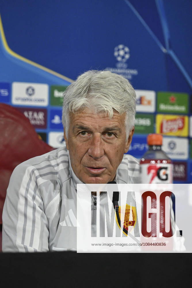 SOCCER - UEFA Champions League - AS Roma - press conference, PK, Pressekonferenz Photo by IPA ABACAPRESS.COM89631945 - Gian Piero Gasperini, head coach of AS Roma, during the 2026–2027 UEFA Champions League match between AS Roma and Real Madrid, at the press conference and pre-match training session at the Trigoria Training Center on October 13, 2026, in Rome, Rome. During the AS Roma press conference for the UEFA Champions League soccer match in Rome, Italy, on October 13, 2026 Roma Italy