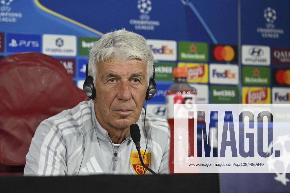 SOCCER - UEFA Champions League - AS Roma - press conference, PK, Pressekonferenz Photo by IPA ABACAPRESS.COM89631950 - Gian Piero Gasperini, head coach of AS Roma, during the 2026–2027 UEFA Champions League match between AS Roma and Real Madrid, at the press conference and pre-match training session at the Trigoria Training Center on October 13, 2026, in Rome, Rome. During the AS Roma press conference for the UEFA Champions League soccer match in Rome, Italy, on October 13, 2026 Roma Italy
