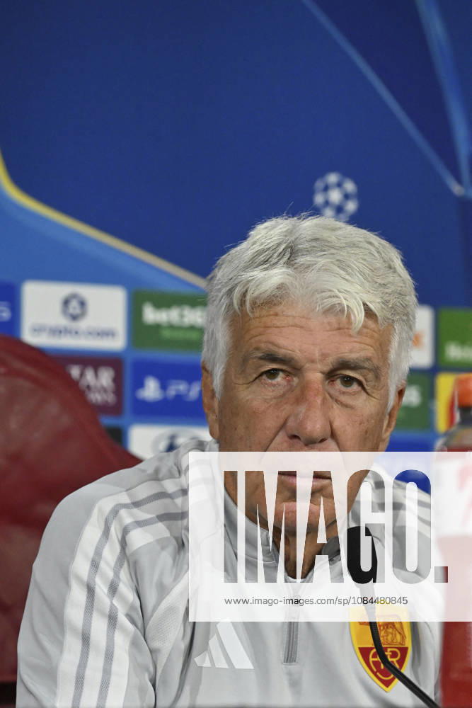 SOCCER - UEFA Champions League - AS Roma - press conference, PK, Pressekonferenz Photo by IPA ABACAPRESS.COM89631942 - Gian Piero Gasperini, head coach of AS Roma, during the 2026–2027 UEFA Champions League match between AS Roma and Real Madrid, at the press conference and pre-match training session at the Trigoria Training Center on October 13, 2026, in Rome, Rome. During the AS Roma press conference for the UEFA Champions League soccer match in Rome, Italy, on October 13, 2026 Roma Italy