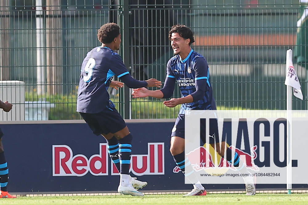 RB Leipzig U19 - PSV Eindhoven U19 UEFA Youth League Leipzig, 13.10.2026, Trainingszentrum am Cottaweg, Fußball, Saison 2026 2027, U19 Junioren, UEFA Youth League, 2. Spieltag , RB Leipzig U19 - PSV Eindhoven U19 1:6 (1:1) , Im Bild: Tor für Eindhoven, Torjubel nach dem 1:3, Torschütze Emre Duran Can (14 , Eindhoven) , Nur für journalistische Zwecke! For editorial use only! , UEFA regulations prohibit any use of photographs as image sequences and or quasi-video. ,
