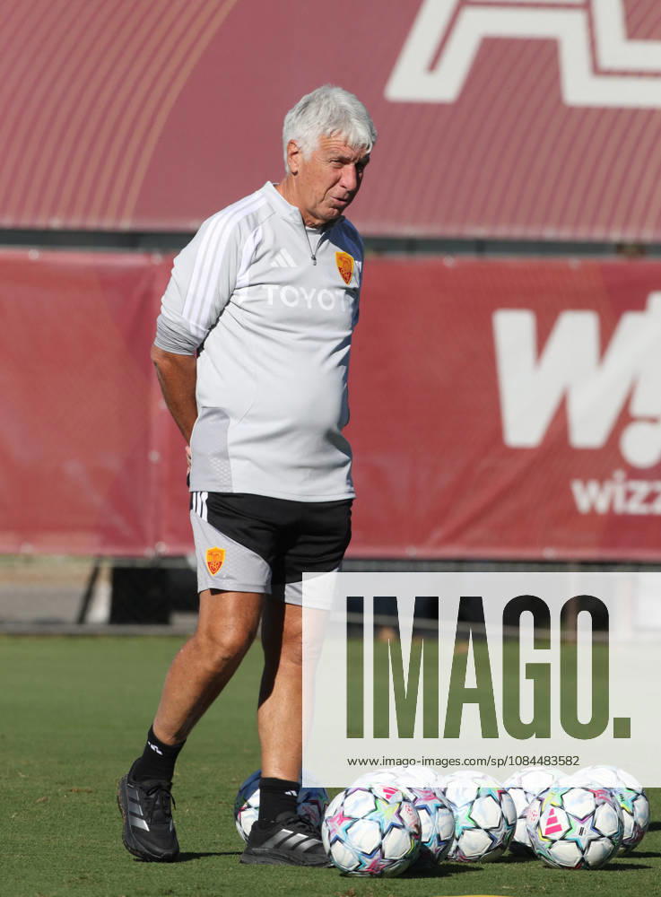 SOCCER - UEFA Champions League - AS Roma - press conference, PK, Pressekonferenz Photo by IPA ABACAPRESS.COM89637394 - October 13, 2026 Champions League: Gasperini and Malen Press Conference Training Sessions In the photo: Gasperini (Photo by Gino Mancini) Roma Italy
