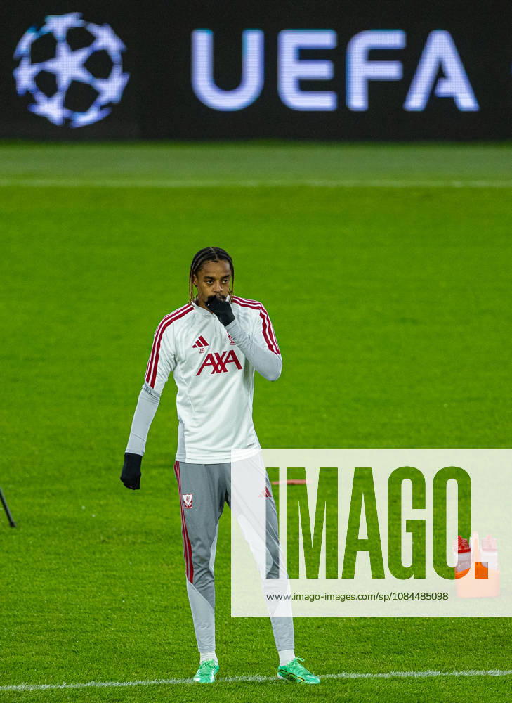 Football - UEFA Champions League - LASK v Liverpool FC - MD-1 LINZ, AUSTRIA - Tuesday, October 13, 2026: Liverpool s Bradley Barcola during a training session ahead of the UEFA Champions League 2026 27 League Phase MD2 match between LASK and Liverpool FC at the Oberösterreich Arena. (Photo by David Rawcliffe Propaganda) LINZ Oberösterreich Arena UPPER AUSTRIA AUSTRIA