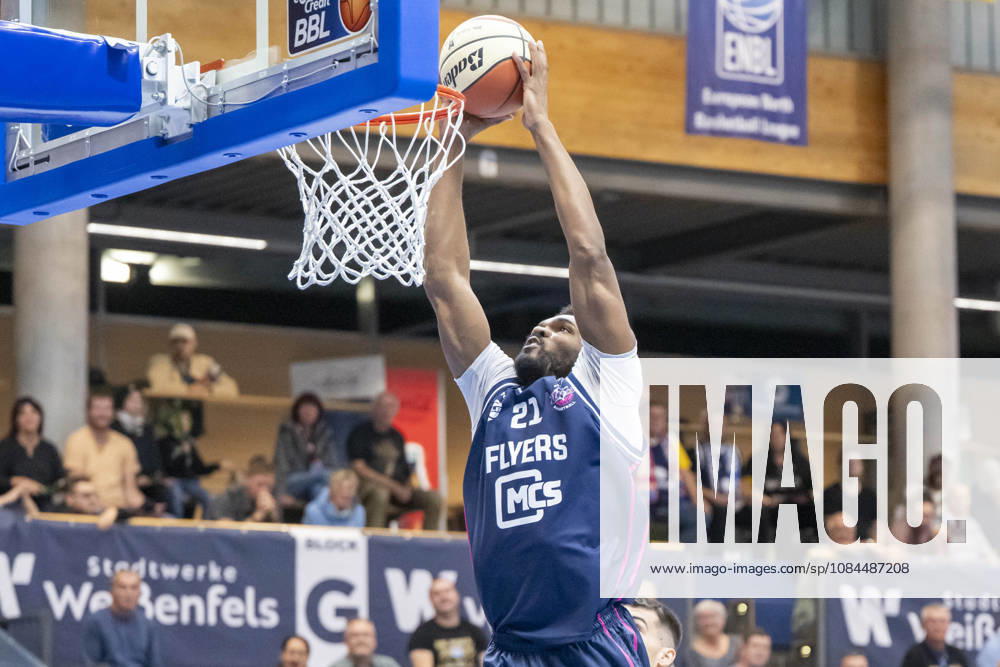 ENBL - 2026 2027 - Syntainics MBC vs.Bristol Flyers Weissenfels, Deutschland 13.Oktober 2026: Im Bild:Marcus Delpeche (Bristol) Weissenfels Stadthalle Sachsen-Anhalt Deutschland