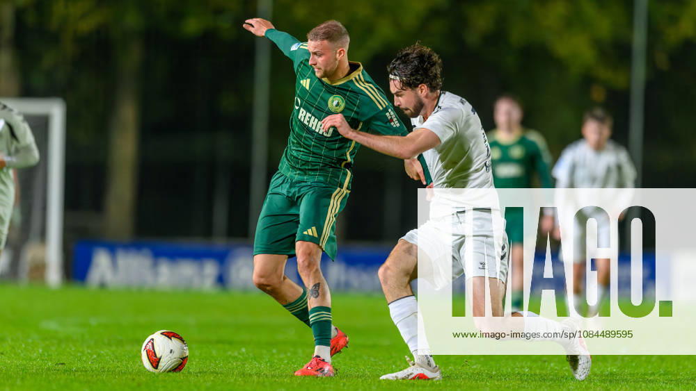 Fussball - Saison 2026 2027 - Regionalliga Bayern - 14. Spieltag: SC Eltersdorf - SV Wacker Burghausen - JoTe - - Tom Feulner (23, SC Eltersdorf ) Moritz Bangerter (17, SV Wacker Burghausen )