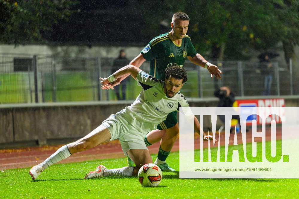 Fussball - Saison 2026 2027 - Regionalliga Bayern - 14. Spieltag: SC Eltersdorf - SV Wacker Burghausen - JoTe - - Moritz Bangerter (17, SV Wacker Burghausen ) Yannik Jassmann (9, SC Eltersdorf )