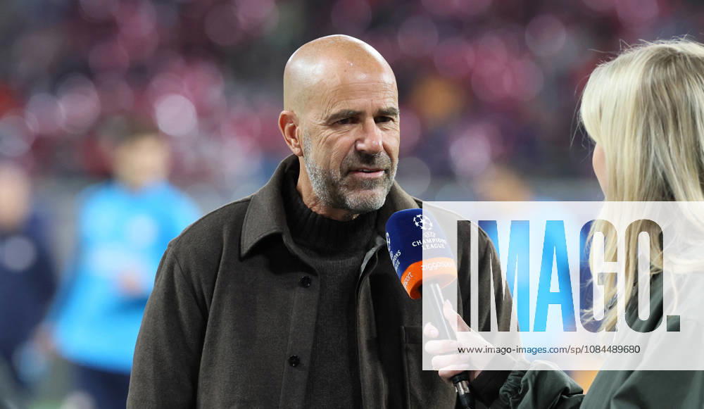 RB Leipzig - PSV Eindhoven Champions League Leipzig, 13.10.2026, Red Bull Arena, Fussball, UEFA Champions League , Gruppenphase, 2.Spieltag, RB Leipzig vs. PSV Eindhoven , Im Bild: Trainer Peter Bosz, PSV Eindhoven , Nur zur redaktionellen Nutzung. Only editorial use. , UEFA regulations prohibit any use of photographs as image sequences and or quasi-video. ,