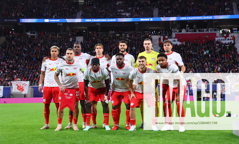 RB Leipzig - PSV Eindhoven Champions League Leipzig, 13.10.2026, Red Bull Arena, UEFA Champions League , RBLeipzig (GER) vs. PSV Eindhoven (NED) , Im Bild: RB Leipzig, Mannschaftsbild, Startelf ,