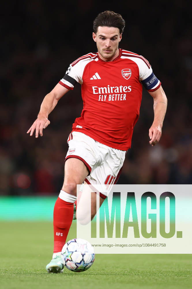 Arsenal v LOSC Lille 13 October 2026, London - UEFA Champions League - Arsenal v LOSC Lille - Declan Rice of Arsenal - Photo: Jacques Feeney Offside. London UK