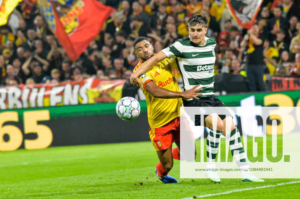 Matthieu Udol (RC Lens) Ivan Fresneda (Sporting Club Portugal)