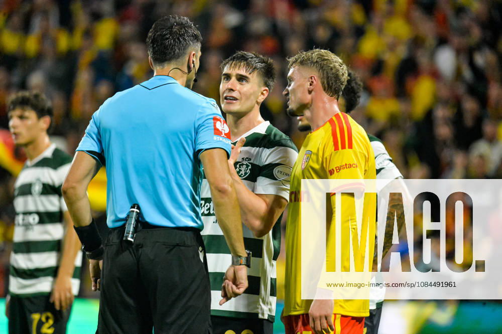 Ivan Fresneda (Sporting Club Portugal) Michael Cuisance (RC Lens)