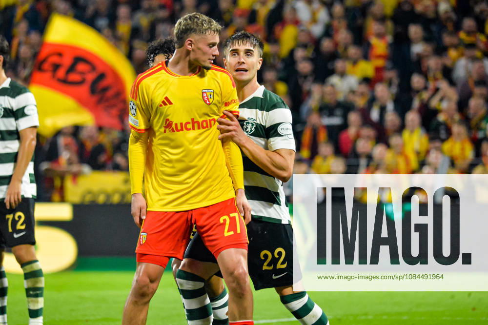 Ivan Fresneda (Sporting Club Portugal) Michael Cuisance (RC Lens)