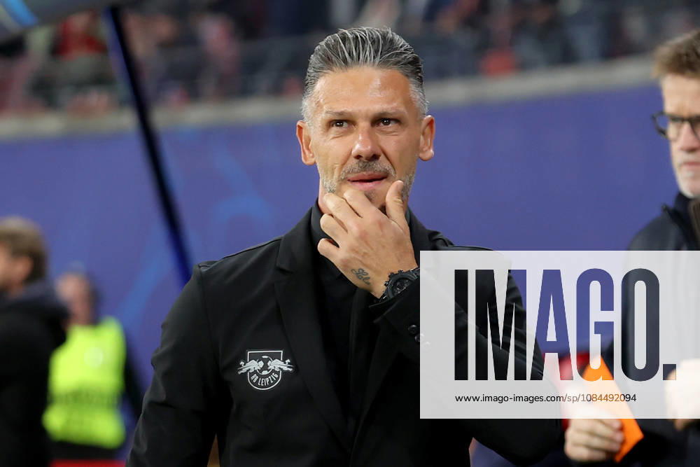 Fussball, UEFA Champions League, RB Leipzig - PSV Eindhoven, v.l. Trainer Coach Martin Demichelis (RB Leipzig) Leipzig