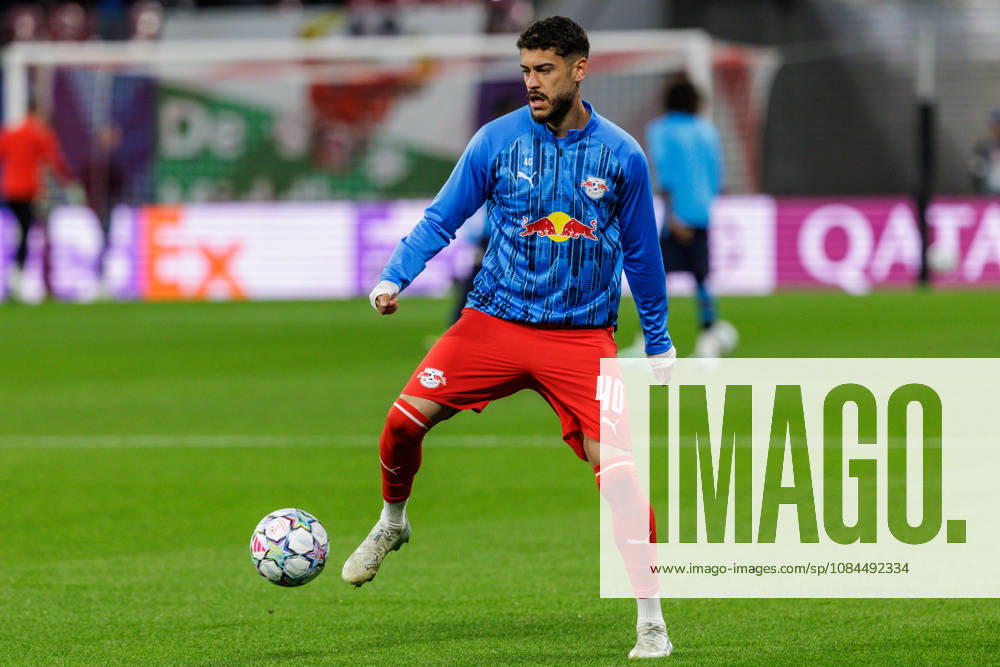 GER, Fussball, Herren, UEFA Chempionsleague 2026 2027, RB Leipzig vs. PSV Eindhoven RÃ mulo Cardoso Romulo Cardoso (RB Leipzig 40) bei der Erwärmung Leipzig Red Bull Arena Sachsen Deutschland