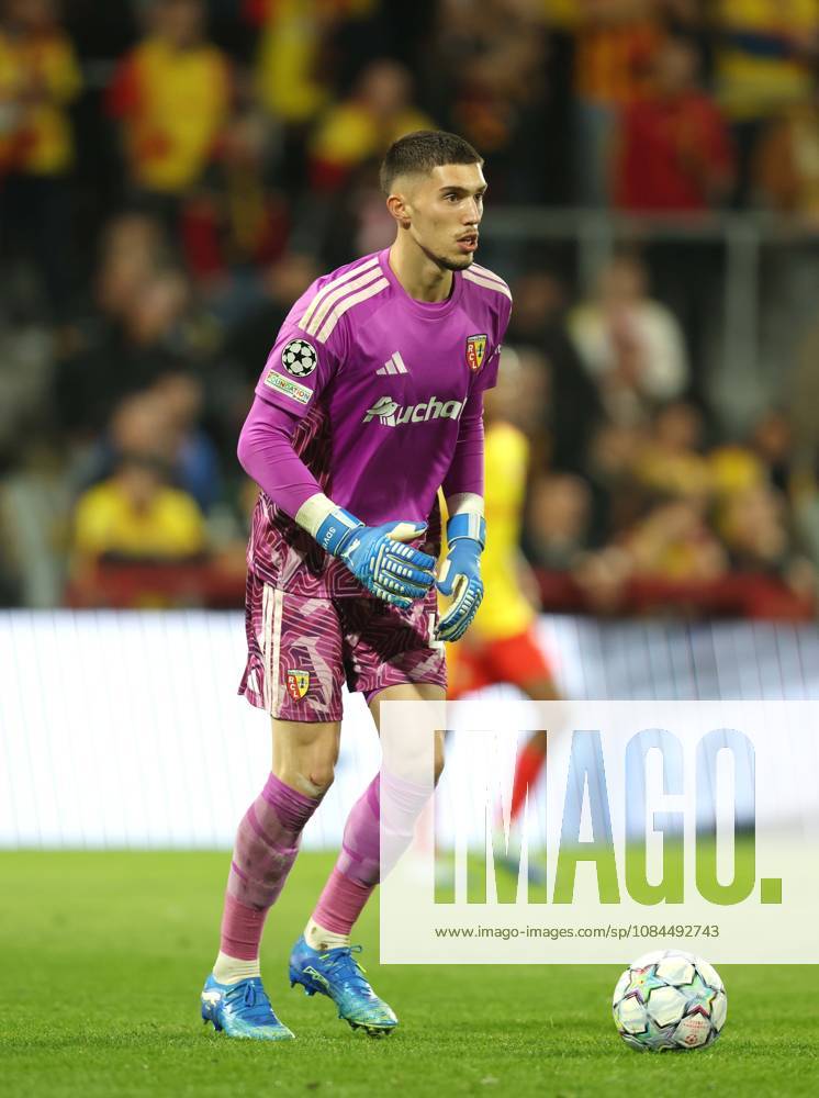 UEFA Champions League - RC Lens v Sporting Club de Portugal LENS, FRANCE, OCTOBER 13: Robin Risser of Lens during the UEFA Champions League 2026 27 League Phase MD2 match between RC Lens and Sporting Club de Portugal at Stade Bollaert-Delelis on October 13, 2026 in Lens, France. (Photo by Daniel Weir) Lens Stade Bollaert-Delelis France