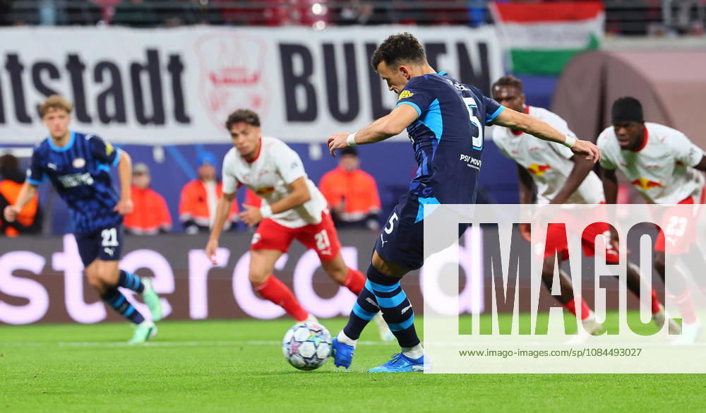 RB Leipzig - PSV Eindhoven Champions League Leipzig, 13.10.2026, Red Bull Arena, UEFA Champions League , RBLeipzig (GER) vs. PSV Eindhoven (NED) , Im Bild : Ivan Perisic ( 5, PSV) vergibt einen Elfmeter ,