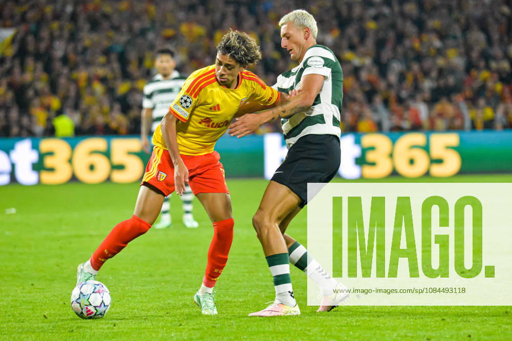 Silas Andersen (Sporting Club Portugal) Mezian Mesloub (RC Lens)