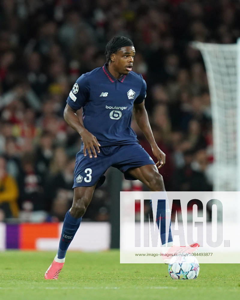 Arsenal v Lille OSC, UEFA Champions League Nathan Ngoy of Lille during Arsenal v Lille OSC UEFA Champions League matchday 2 at the Emirates Stadium, London, England on 13 October 2026 Credit: Dylan Hepworth Every Second Media Editorial use only. All images are copyright Every Second Media Limited. No images may be reproduced without prior permission.