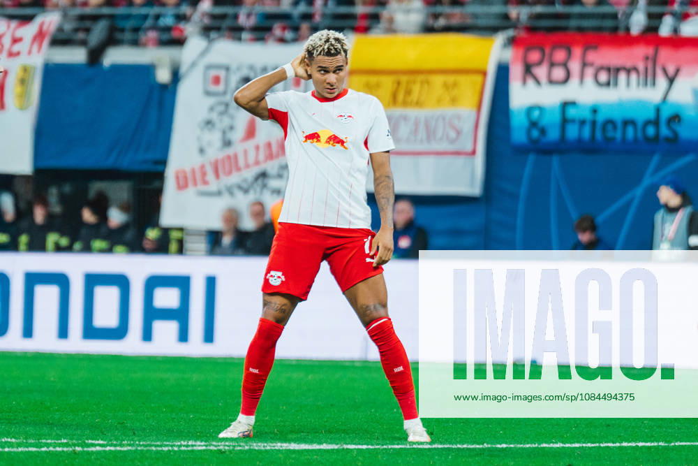 Antonio Nusa (RB Leipzig, 7) frustrated RB Leipzig vs PSV Eindhoven, UEFA Champions League, Champions League, Germany, Football, 26 27, GER, Leipzig, Red Bull Arena Stadium, 13 October 2026 DFL regulations prohibit any use of photographs as image sequences and or quasi-video.DFL regulations prohibit any use of photographs as image sequences and or quasi-video. Leipzig Red Bull Arena, Leipzig Sachsen GER