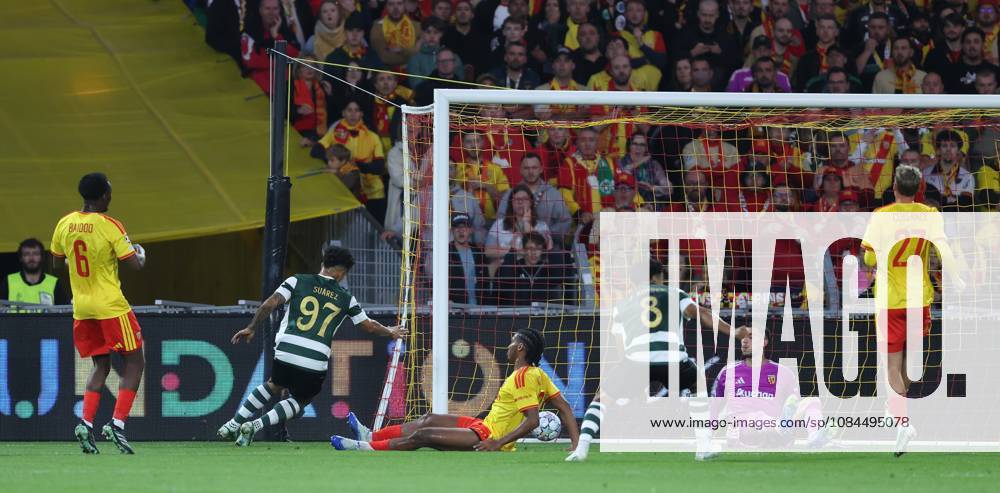 UEFA Champions League - RC Lens v Sporting Club de Portugal LENS, FRANCE, OCTOBER 13: GOAL 1-0, Luis Suarez of Sporting CP scores a goal to put Sporting Club de Portugal 1-0 ahead during the UEFA Champions League 2026 27 League Phase MD2 match between RC Lens and Sporting Club de Portugal at Stade Bollaert-Delelis on October 13, 2026 in Lens, France. (Photo by Daniel Weir) Lens Stade Bollaert-Delelis France