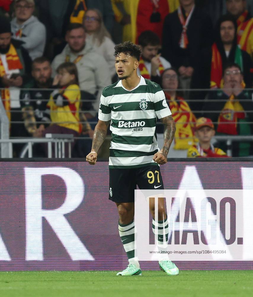 UEFA Champions League - RC Lens v Sporting Club de Portugal LENS, FRANCE, OCTOBER 13: GOAL 1-0, Luis Suarez of Sporting CP goal celebration after scoring a goal to put Sporting Club de Portugal 1-0 ahead during the UEFA Champions League 2026 27 League Phase MD2 match between RC Lens and Sporting Club de Portugal at Stade Bollaert-Delelis on October 13, 2026 in Lens, France. (Photo by Daniel Weir) Lens Stade Bollaert-Delelis France