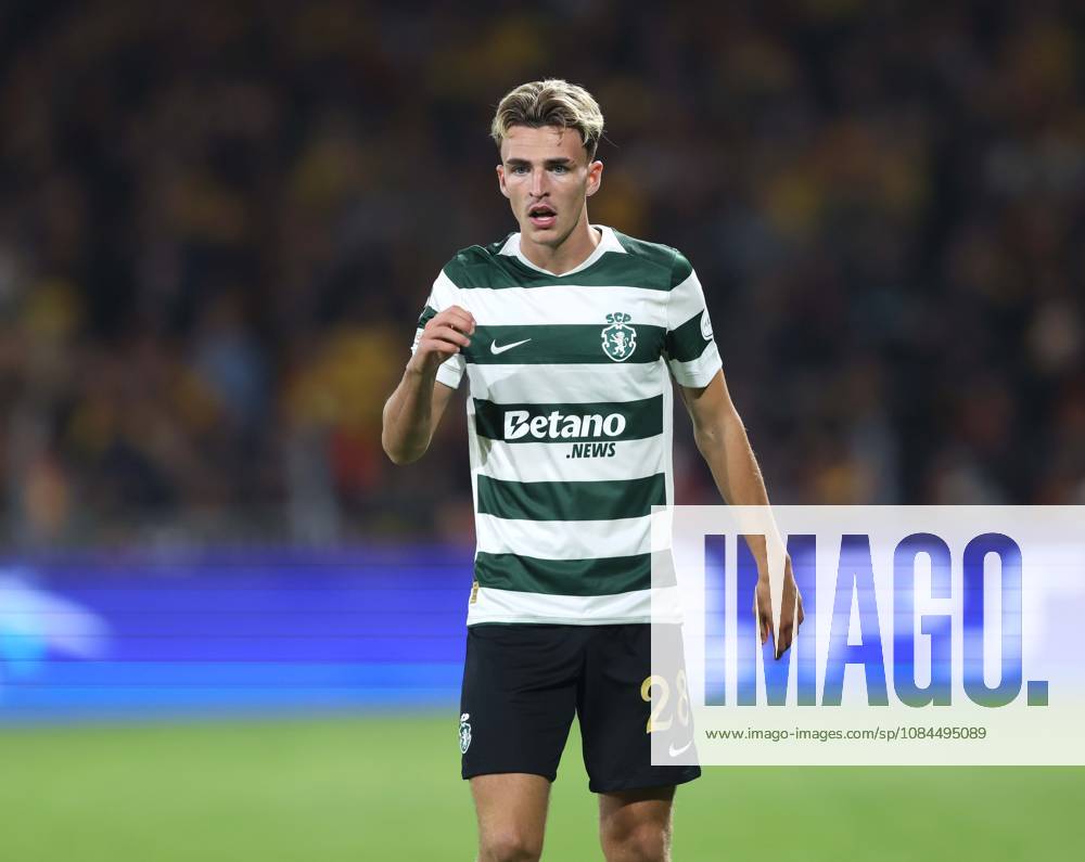 UEFA Champions League - RC Lens v Sporting Club de Portugal LENS, FRANCE, OCTOBER 13: Jesse Derry of Sporting CP during the UEFA Champions League 2026 27 League Phase MD2 match between RC Lens and Sporting Club de Portugal at Stade Bollaert-Delelis on October 13, 2026 in Lens, France. (Photo by Daniel Weir) Lens Stade Bollaert-Delelis France
