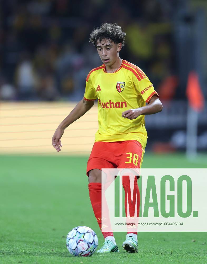 UEFA Champions League - RC Lens v Sporting Club de Portugal LENS, FRANCE, OCTOBER 13: Mezian Mesloub of Lens on the ball during the UEFA Champions League 2026 27 League Phase MD2 match between RC Lens and Sporting Club de Portugal at Stade Bollaert-Delelis on October 13, 2026 in Lens, France. (Photo by Daniel Weir) Lens Stade Bollaert-Delelis France