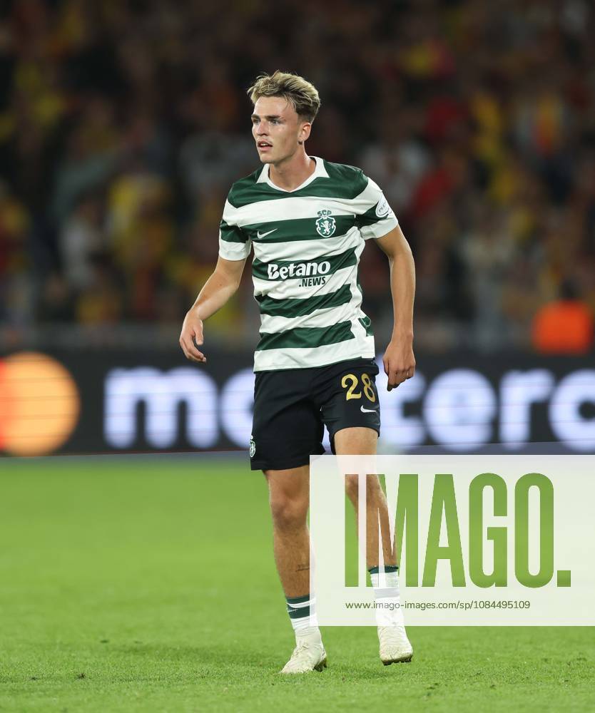 UEFA Champions League - RC Lens v Sporting Club de Portugal LENS, FRANCE, OCTOBER 13: Jesse Derry of Sporting CP during the UEFA Champions League 2026 27 League Phase MD2 match between RC Lens and Sporting Club de Portugal at Stade Bollaert-Delelis on October 13, 2026 in Lens, France. (Photo by Daniel Weir) Lens Stade Bollaert-Delelis France