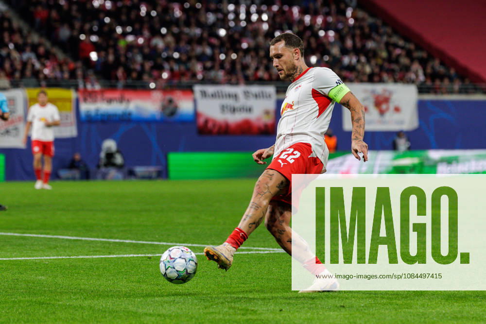 GER, Fussball, Herren, UEFA Chempionsleague 2026 2027, RB Leipzig vs. PSV Eindhoven David Raum (RB Leipzig 22) Einzelaktion Aktion Leipzig Red Bull Arena Sachsen Deutschland