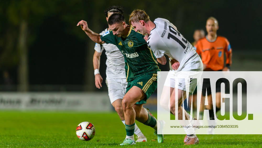 Fussball - Saison 2026 2027 - Regionalliga Bayern - 14. Spieltag: SC Eltersdorf - SV Wacker Burghausen - JoTe - - Yannik Jassmann (9, SC Eltersdorf ) Luca Lechner (13, SV Wacker Burghausen )