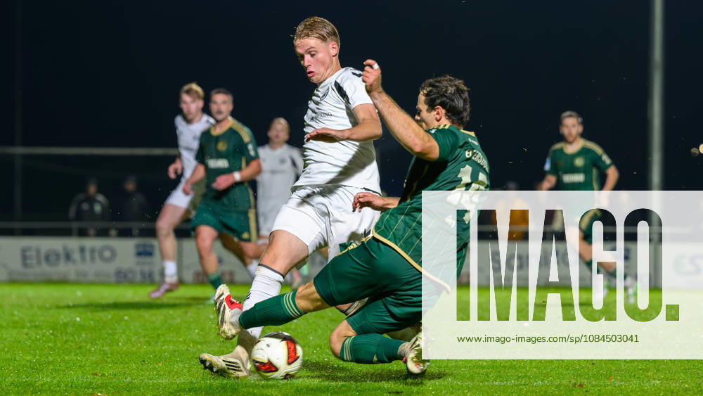 Fussball - Saison 2026 2027 - Regionalliga Bayern - 14. Spieltag: SC Eltersdorf - SV Wacker Burghausen - JoTe - - Benedikt Schwarzensteiner (3, SV Wacker Burghausen ) Patrick Ort (14, SC Eltersdorf )