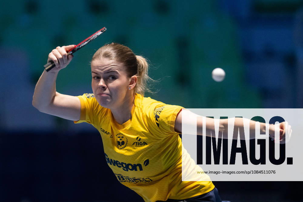 Filippa Bergand of Sweden during day 4 of the European Table tennis, Tischtennis Championship on October 14, 2026 in Ljubljana. Photo: Martin Metelko BILDBYRÅN COP 362 ME0001 bordtennis table tennis pingis 2026 european table tennis championship bordtennis-em em 4 bbeng