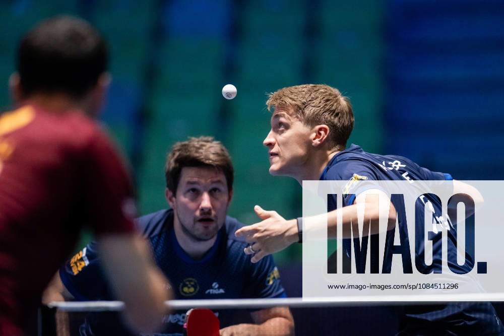 Anton Källberg of Sweden during day 4 of the European Table tennis, Tischtennis Championship on October 14, 2026 in Ljubljana. Photo: Martin Metelko BILDBYRÅN COP 362 ME0001 bordtennis table tennis pingis 2026 european table tennis championship bordtennis-em em 4 bbeng