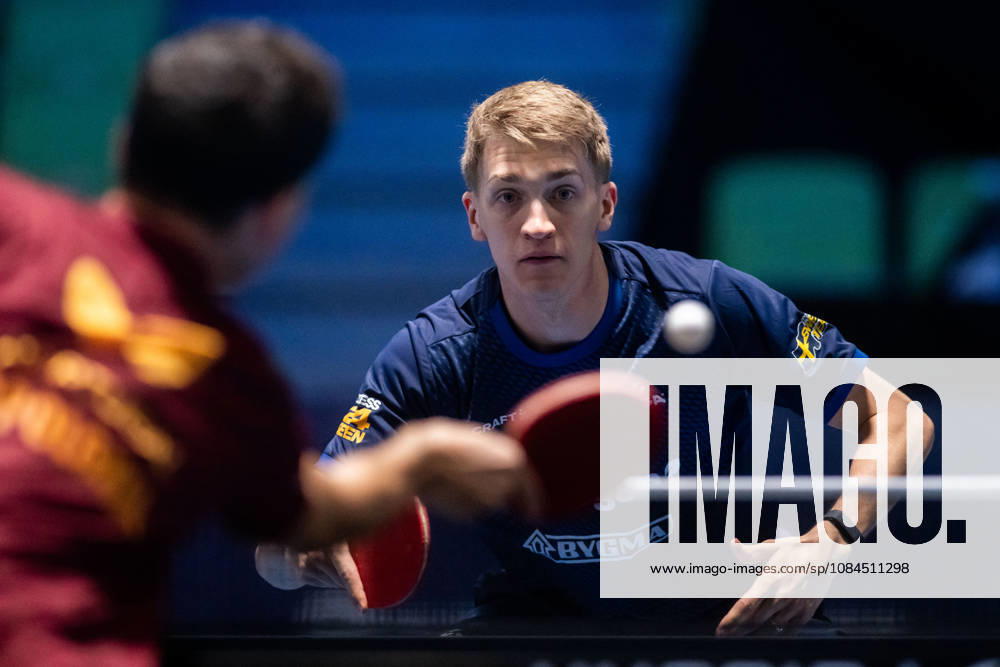 Anton Källberg of Sweden during day 4 of the European Table tennis, Tischtennis Championship on October 14, 2026 in Ljubljana. Photo: Martin Metelko BILDBYRÅN COP 362 ME0001 bordtennis table tennis pingis 2026 european table tennis championship bordtennis-em em 4 bbeng