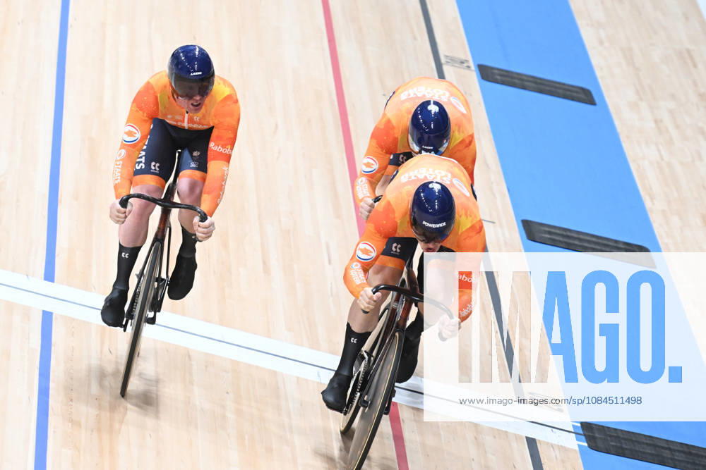 World Championships Elite Track; Giornata 01; 2026, Olanda; Hoogland, Jeffrey; Lavreysen, Harrie; Van Den Berg, Roy; Shanghai - Velodromo;